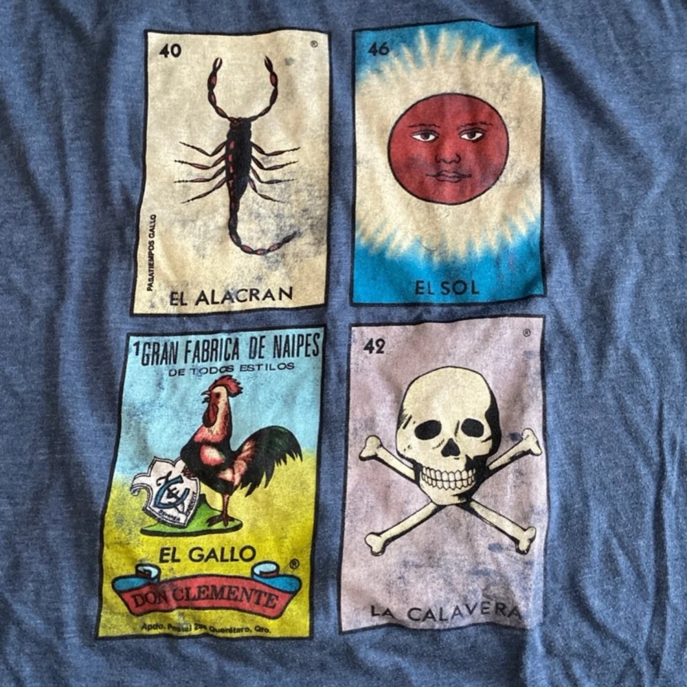 5/$25 Loteria Tee Shirt Size L - Picture 2 of 5